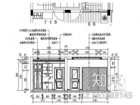 [浙江]某花园别墅奢华欧式全套装修图（含效果）施工图下载【ID:161833145】