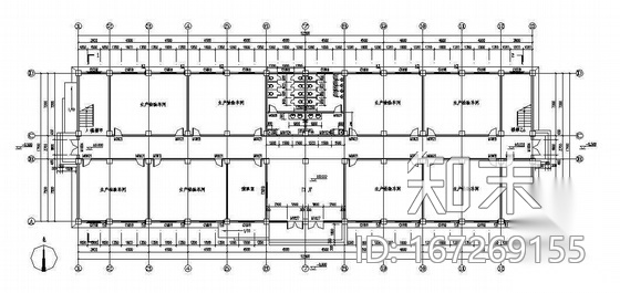 [南京]某五层生产办公楼建筑施工图(毕业设计)施工图下载【ID:167269155】