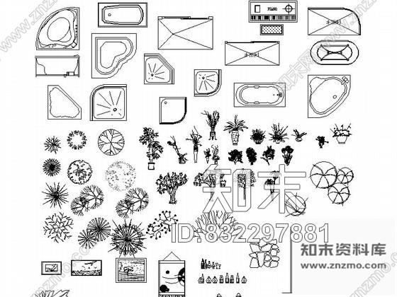 图块/节点全套室内图块CAD图块下载施工图下载【ID:832297881】