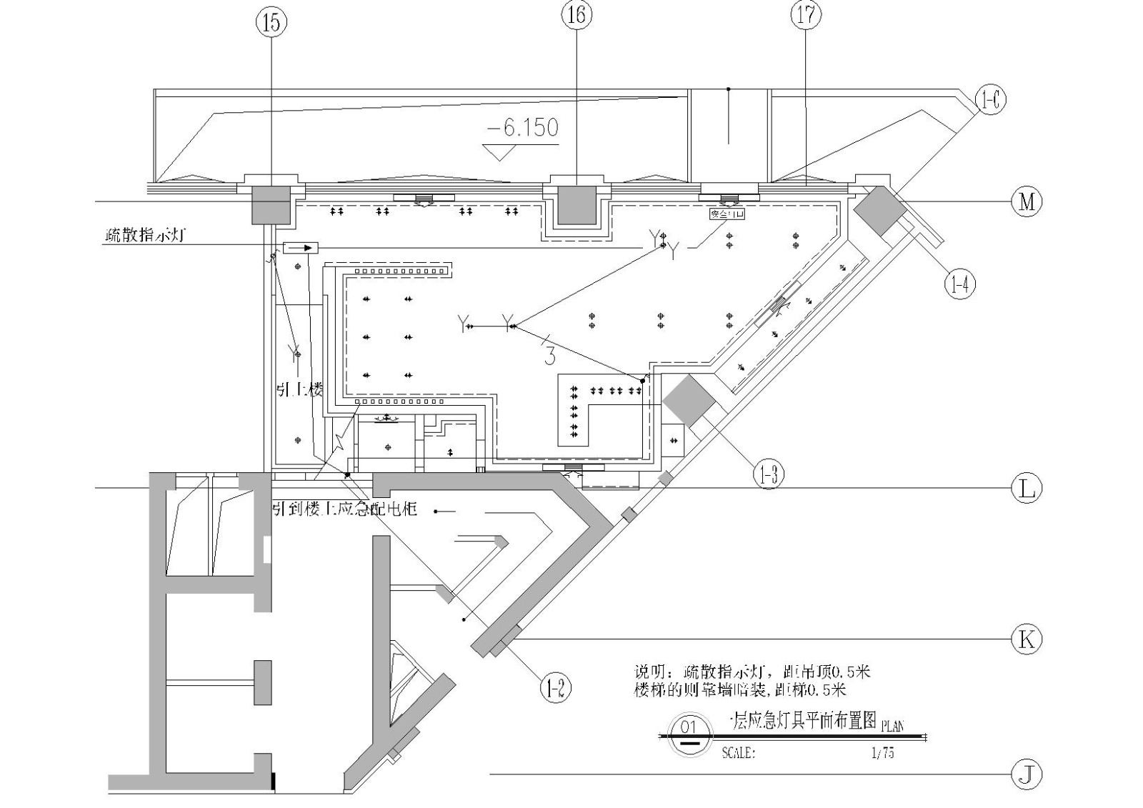 某茶馆全套设计施工装修施工图（含机电等）cad施工图下载【ID:160711171】