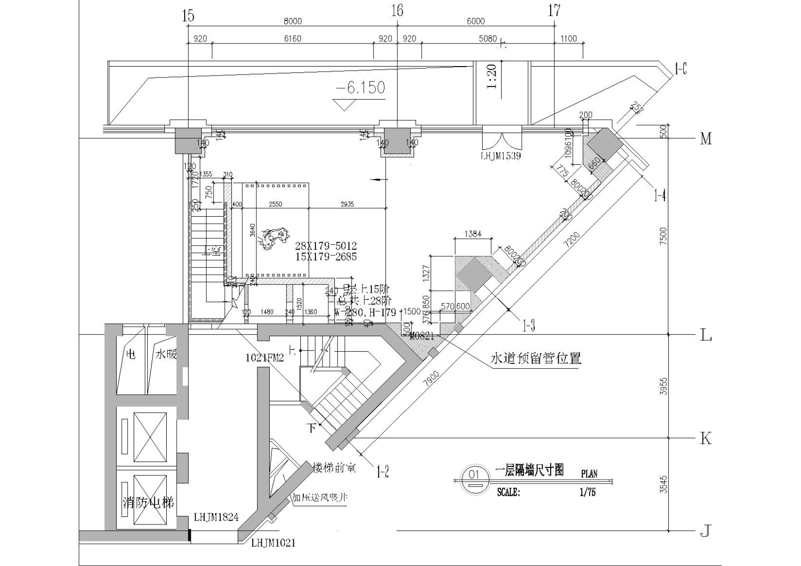 某茶馆全套设计施工装修施工图（含机电等）cad施工图下载【ID:160711171】