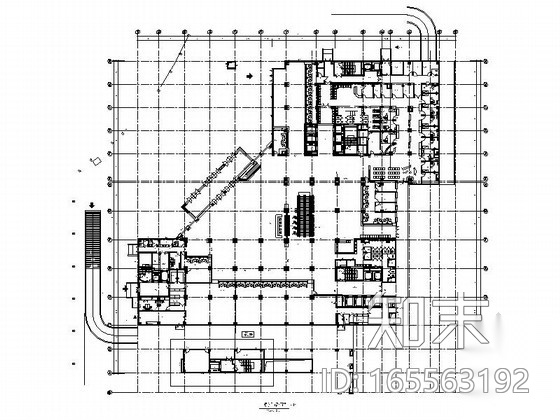 [郑州]某大学附属医院门诊现代医技楼室内施工图cad施工图下载【ID:165563192】