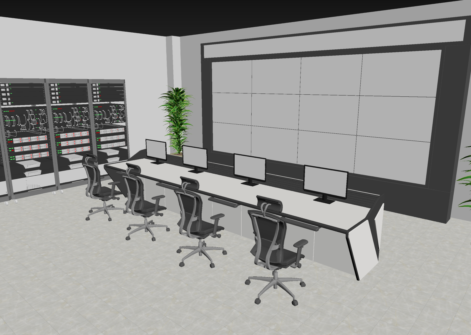 指挥中心3D模型下载【ID:1214432494】