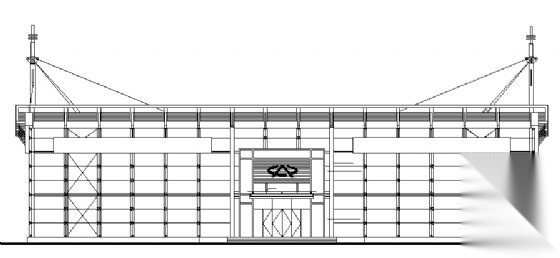 奇瑞4s店建筑方案图cad施工图下载【ID:166726152】