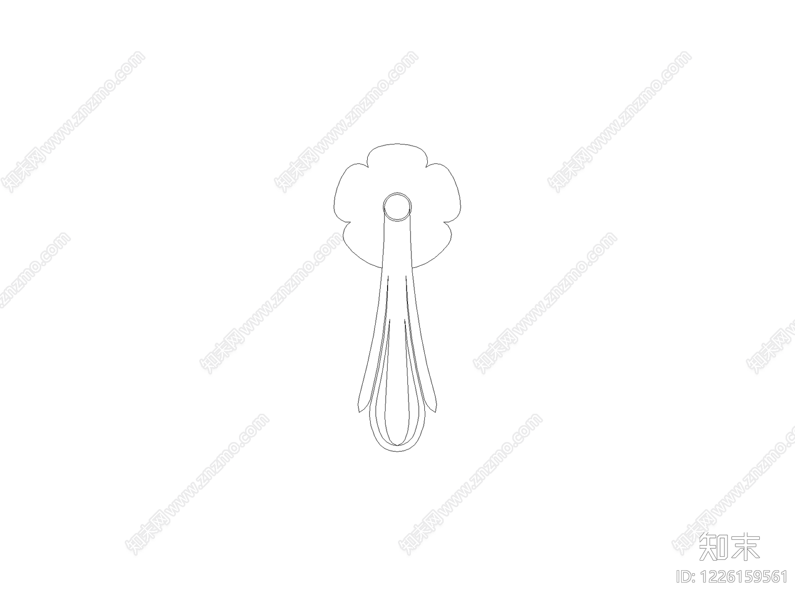 现代五金管件现代五金管件门把手膨胀螺栓管件弯头门锁施工图cad施工图下载【ID:1226159561】
