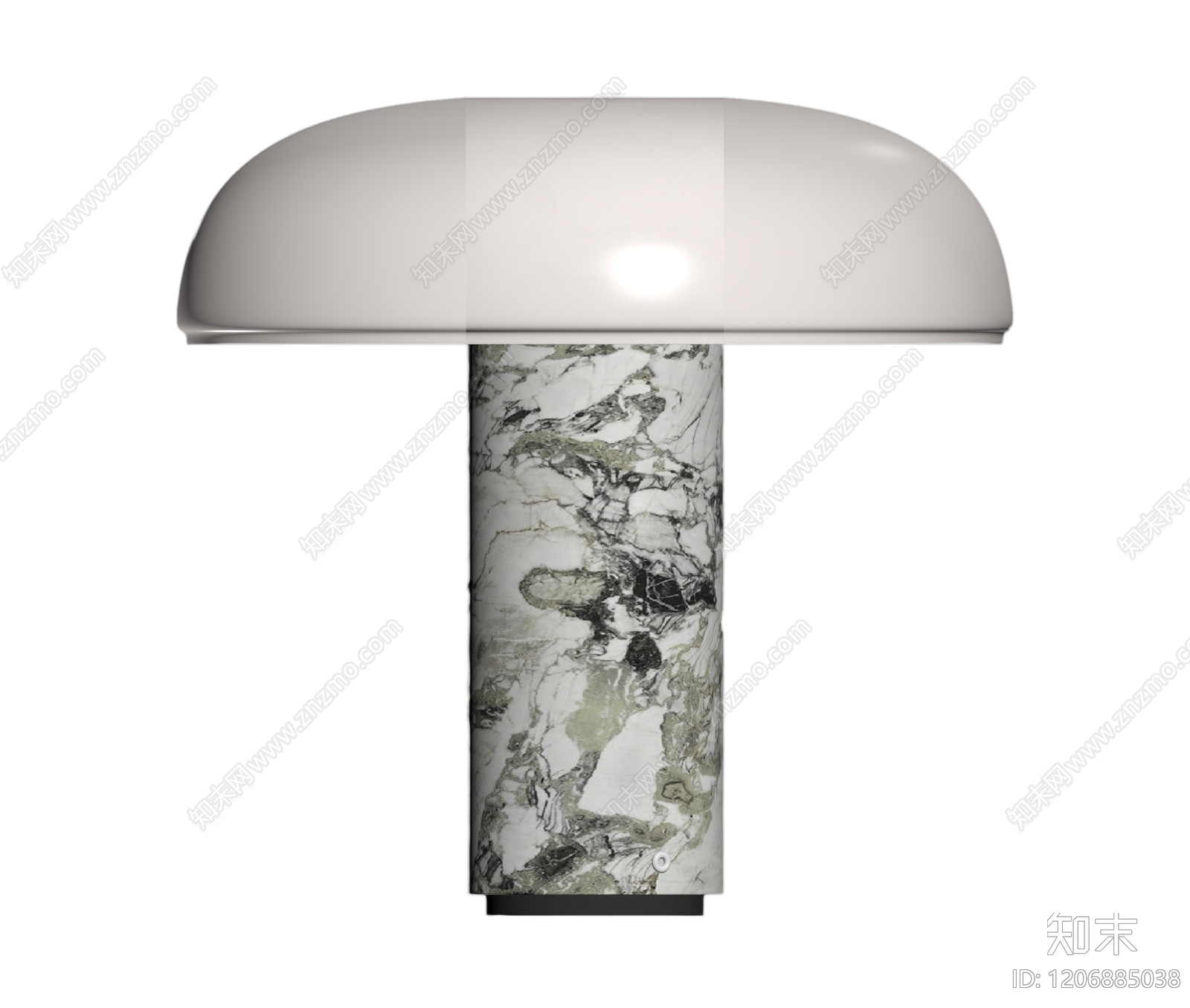 大理石底座台灯3D模型下载【ID:1206885038】