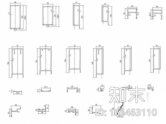 [广东]41层皇冠假日酒店幕墙装饰工程施工图cad施工图下载【ID:166463110】