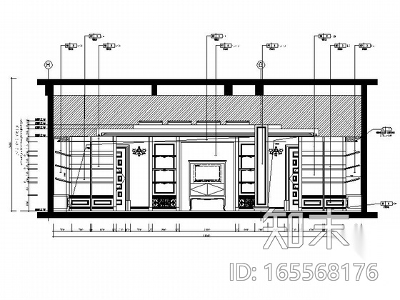 [广州]奢华文化休闲中心B栋室内装修施工图（含效果）cad施工图下载【ID:165568176】