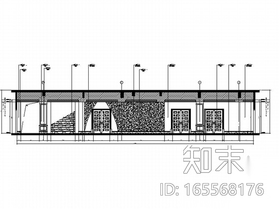 [广州]奢华文化休闲中心B栋室内装修施工图（含效果）cad施工图下载【ID:165568176】