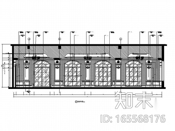 [广州]奢华文化休闲中心B栋室内装修施工图（含效果）cad施工图下载【ID:165568176】
