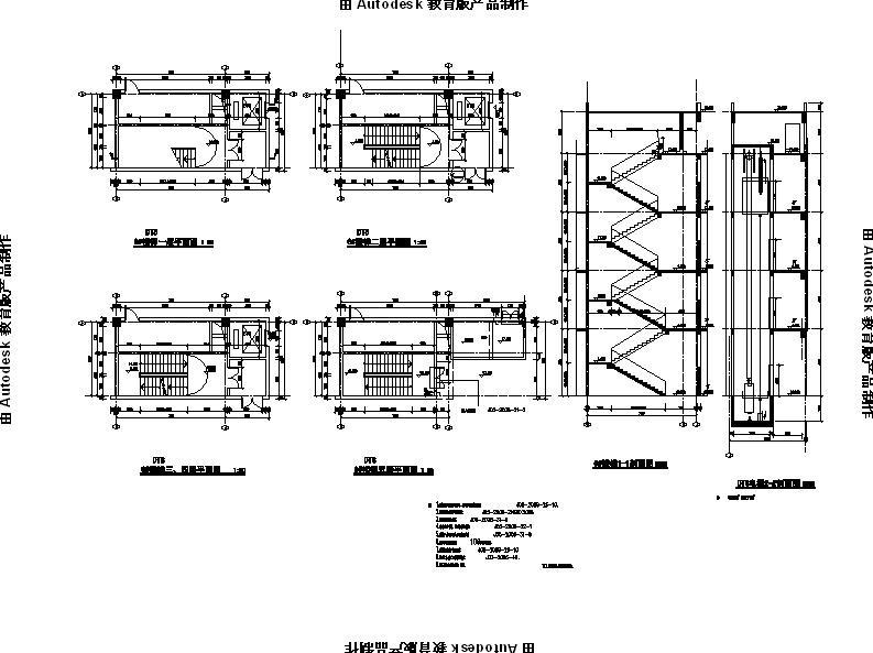 [江苏]高层框剪结构大学校区实验楼建筑施工图cad施工图下载【ID:151550137】