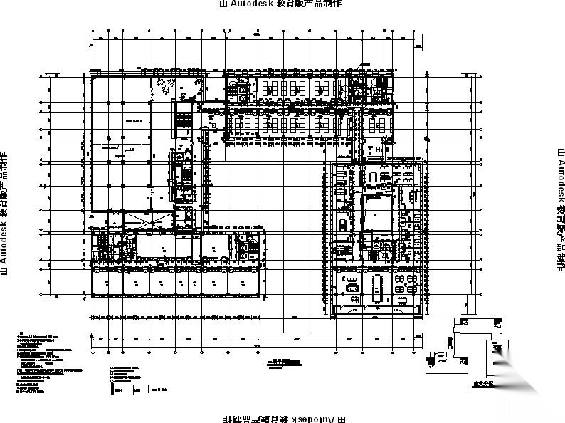 [江苏]高层框剪结构大学校区实验楼建筑施工图cad施工图下载【ID:151550137】