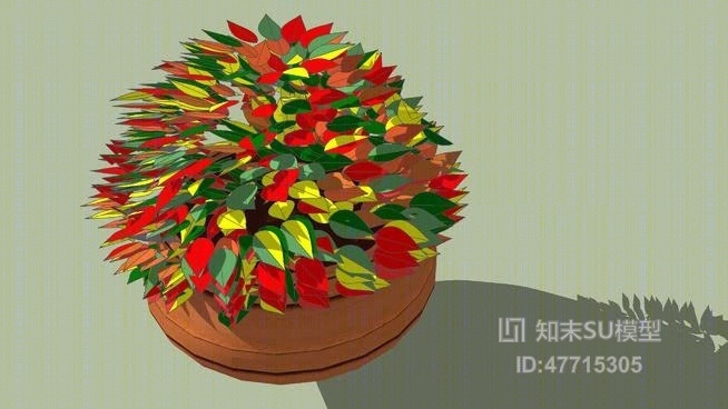 盆栽SU模型下载【ID:47715305】