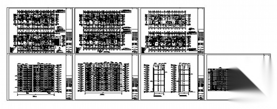 [南京]某十一层住宅楼建筑方案图（2号楼）cad施工图下载【ID:167213175】