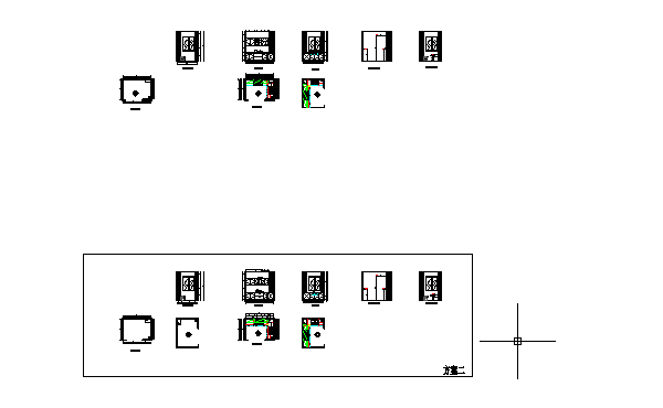 现代风格的定制橱柜设计施工图施工图下载【ID:165589186】