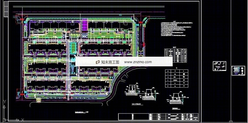 万科公寓小区景观给排水设计CAD图纸cad施工图下载【ID:56941667】