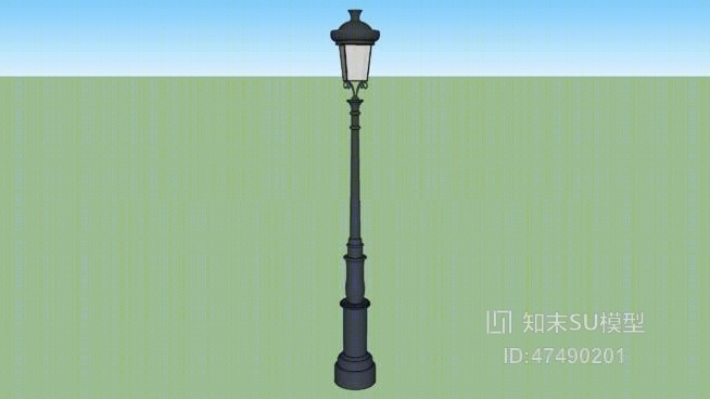 落地灯SU模型下载【ID:418057237】