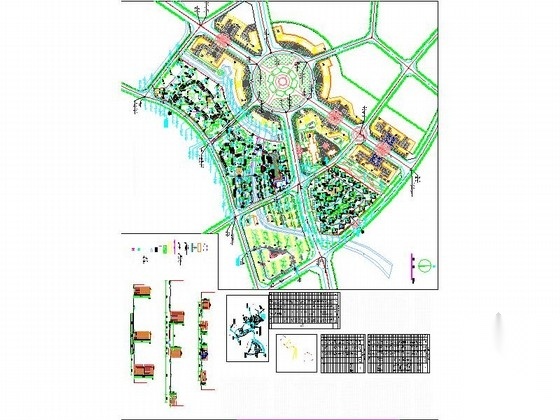 [新农村]多层双拼独栋别墅建筑设计施工图cad施工图下载【ID:165738134】