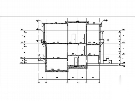 [新农村]多层双拼独栋别墅建筑设计施工图cad施工图下载【ID:165738134】