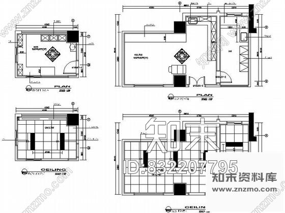 图块/节点医院治疗室立面图cad施工图下载【ID:832207795】