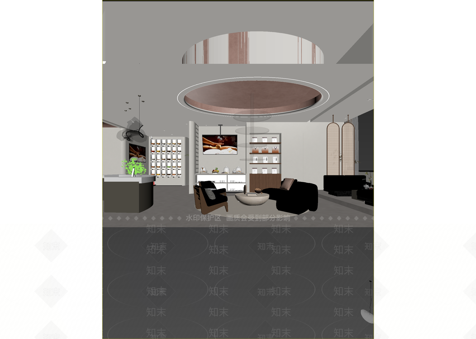 中古茶馆3D模型下载【ID:1214854046】