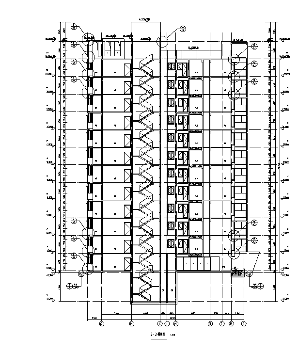 [海南]高层全专业审图后住宅建筑施工图（含全专业及车...cad施工图下载【ID:149776113】