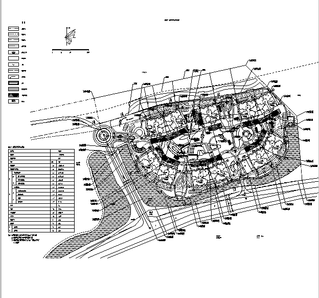 [海南]高层全专业审图后住宅建筑施工图（含全专业及车...cad施工图下载【ID:149776113】