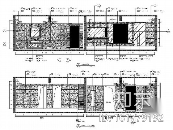 [浙江]精品高档现代风格度假酒店室内装修施工图（含高清...cad施工图下载【ID:161779192】