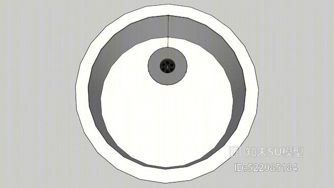 圆形厨房盆或水槽SU模型下载【ID:522085184】