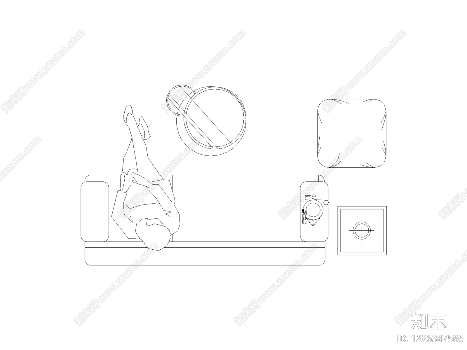 现代家装图库CAD图纸