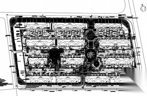 安徽某居住区景观设计施工图施工图下载【ID:161099143】
