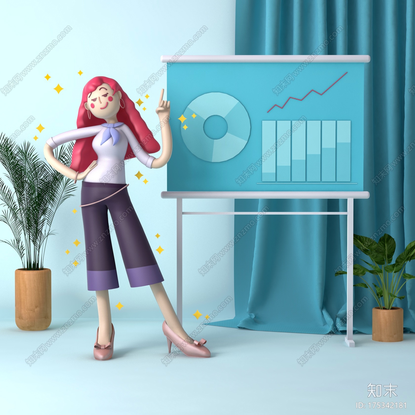 工作场景CG模型下载【ID:175342181】