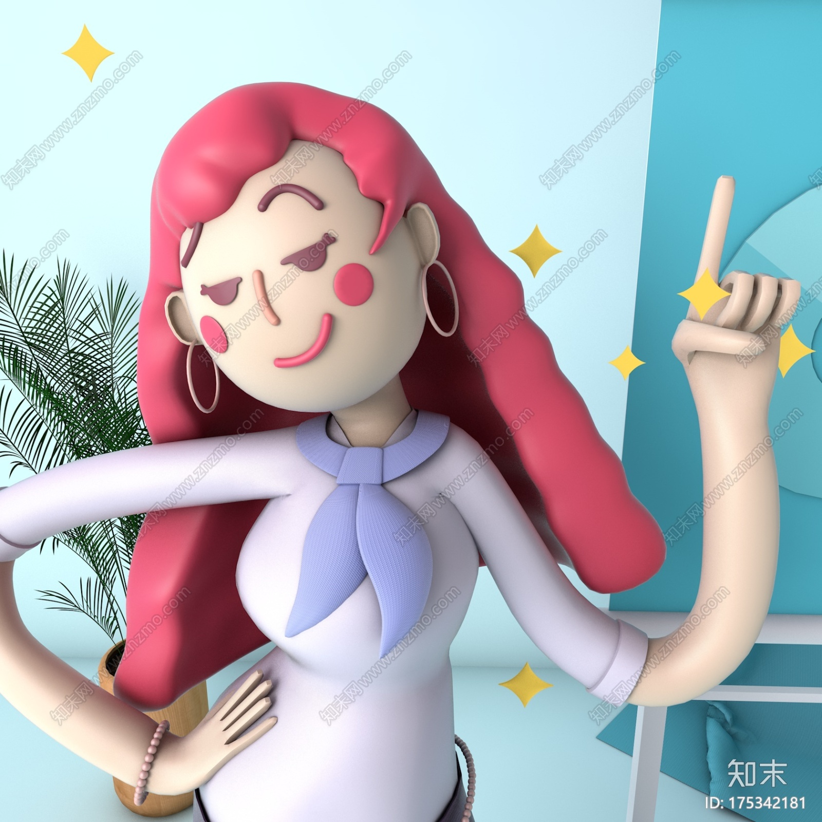 工作场景CG模型下载【ID:175342181】