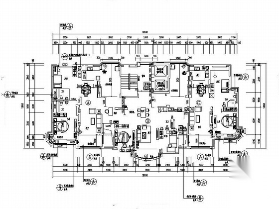 [重庆]高层框架剪力墙结构住宅建筑施工图（含屋面塔楼）cad施工图下载【ID:167357109】