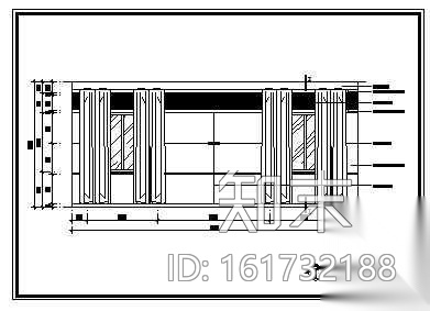 一套两层售楼中心完整施工图cad施工图下载【ID:161732188】