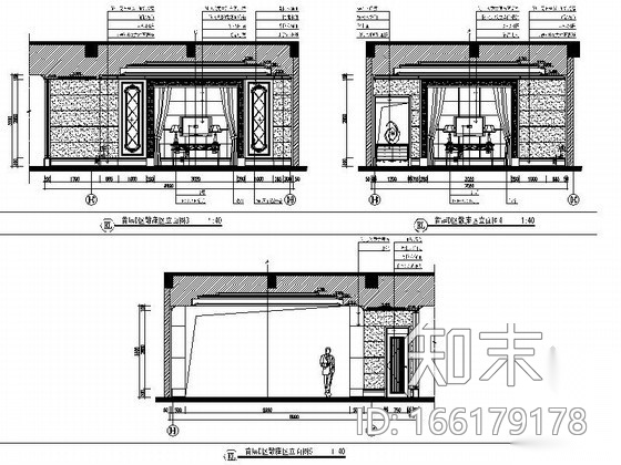 高级时尚会所室内装修图cad施工图下载【ID:166179178】