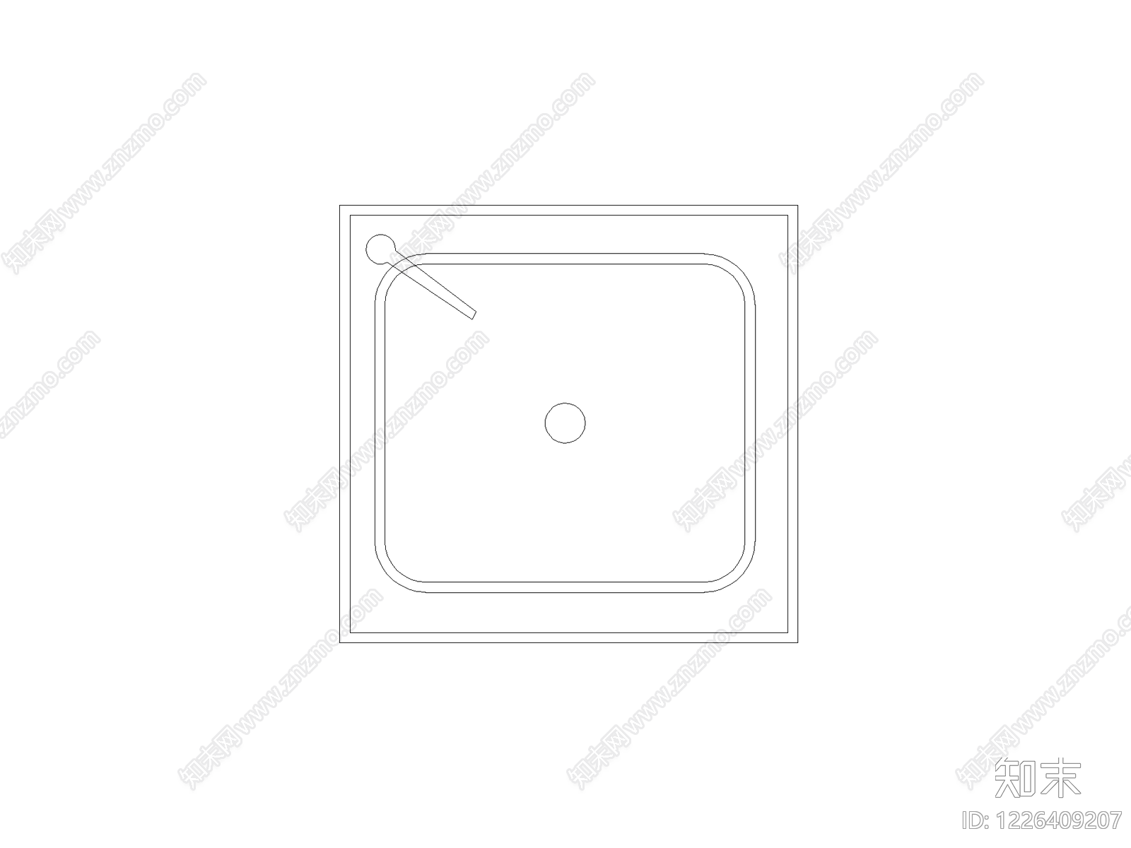 卫浴设施cad施工图下载【ID:1226409207】