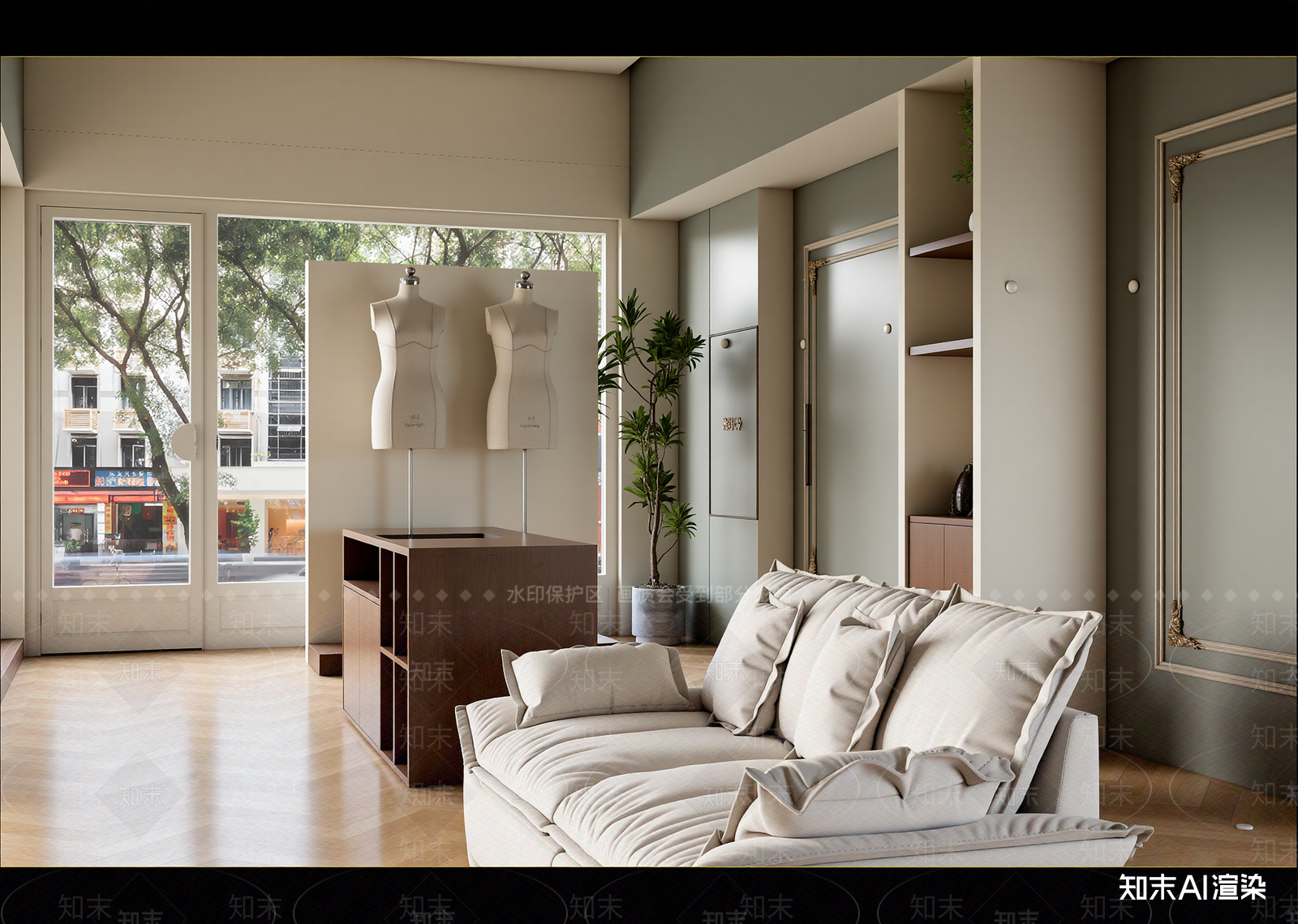 奶油工作室3D模型下载【ID:1215095788】