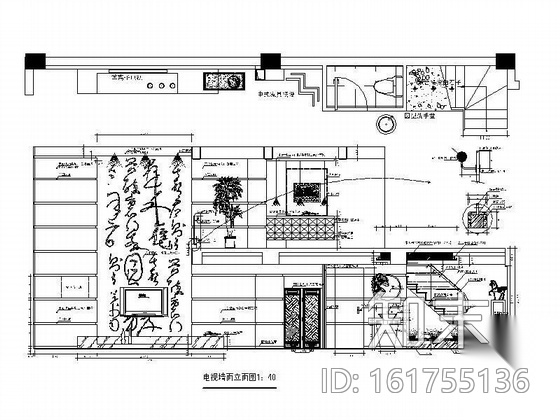 中式风双层样板别墅设计图cad施工图下载【ID:161755136】