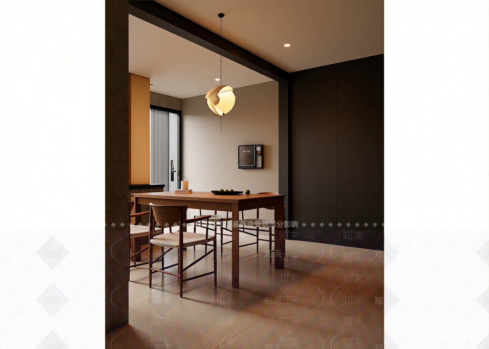 现代家居餐厅3D模型下载【ID:1214937441】
