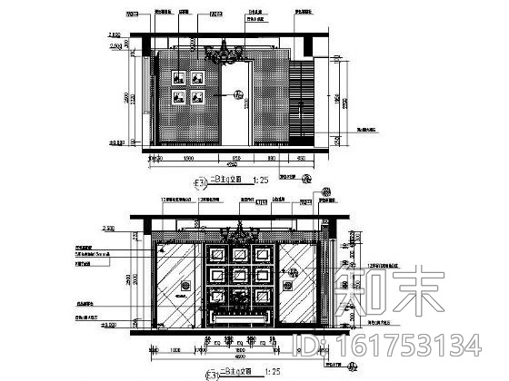 [福建]样板间别墅施工图cad施工图下载【ID:161753134】