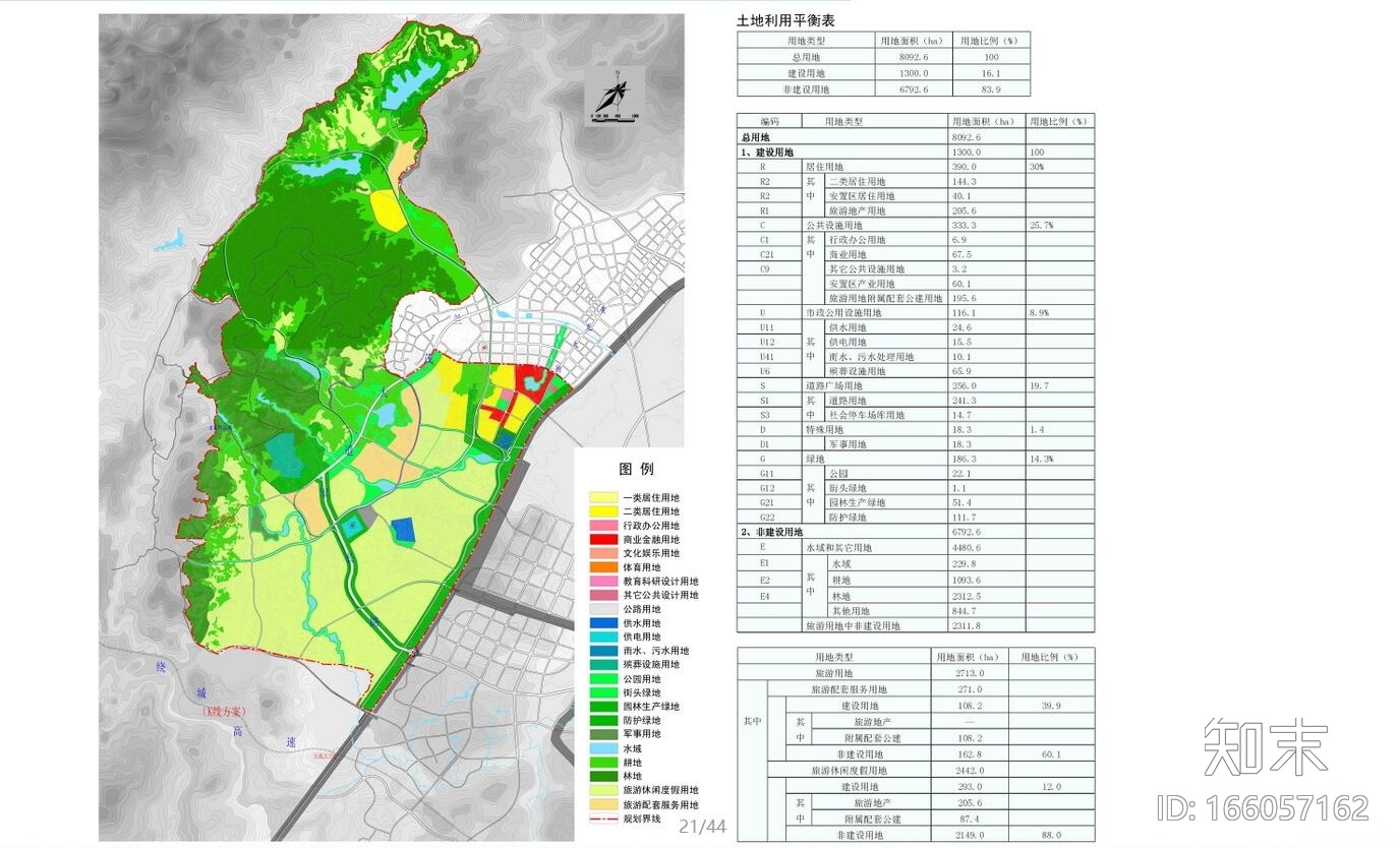 [云南]昆明市嵩明卫星生态城长松园片区总体规划文本cad施工图下载【ID:166057162】