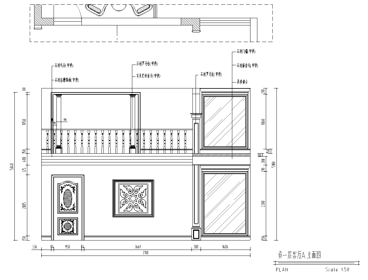 云南某五层别墅施工图及效果图cad施工图下载【ID:161785159】