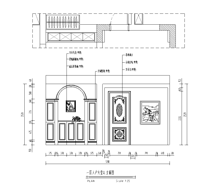 云南某五层别墅施工图及效果图cad施工图下载【ID:161785159】