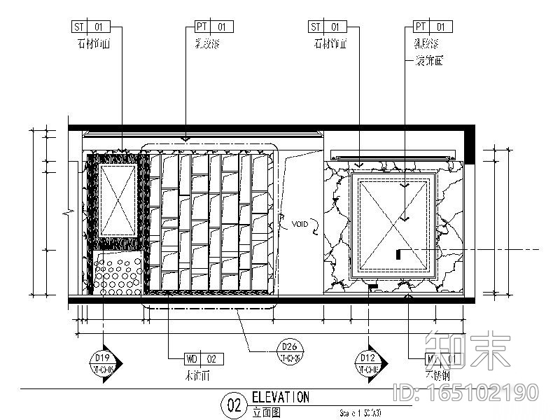 [广州]温馨舒适小型别墅室内设计CAD施工图（含效果图、...施工图下载【ID:165102190】