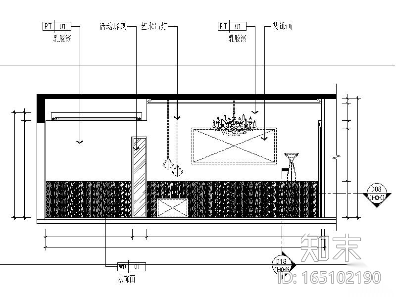 [广州]温馨舒适小型别墅室内设计CAD施工图（含效果图、...施工图下载【ID:165102190】