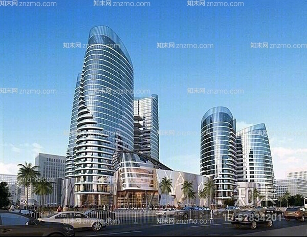 商业裙楼3D模型下载【ID:52834201】