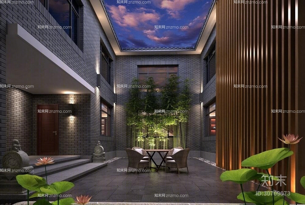 绿色竹子3D模型下载【ID:30709073】