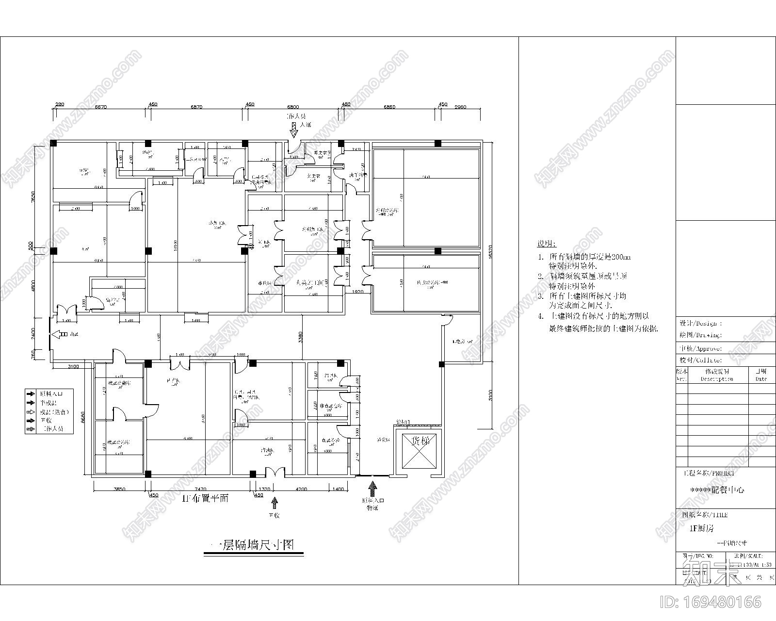 大型连锁快餐店配餐中心CAD水电全套施工图cad施工图下载【ID:169480166】