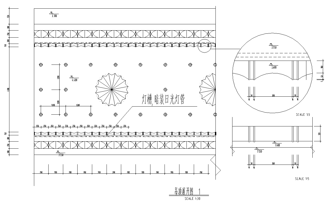 [上海]新中式风格大型酒店内部餐厅装修施工图cad施工图下载【ID:160708113】